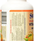 Sunkist Chewable Vitamin C and D Tablet, Juicy Orange, 500mg