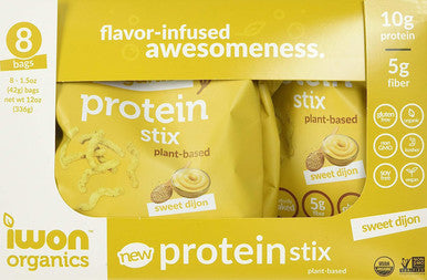 IWON Organics Protein Stix Sweet Dijon, 8 Count