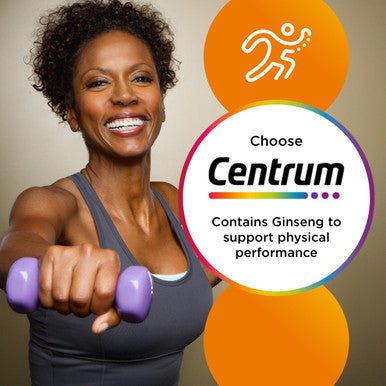Centrum Performance Multivitamin Tablets For Men And Women Vitamins With 21 Essential Nutrients Including Vitamin C D And Iron 30 Ct (Packaging And Tablet Colour May Vary Slightly)