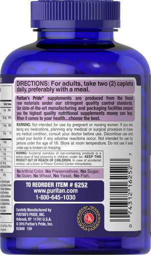 Puritans Pride Ultra Women Daily Multi Timed Release, 180 Count