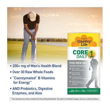 Country Life Core Daily-1 for Men 50+ Multivitamin