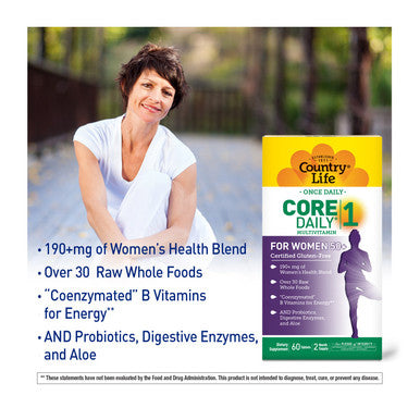 Country Life Core Daily 1 for Women 50+ Multivitamin