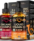 NUTRAHARMONY Organic Vitamin D3 & Vitamin B Complex Drops