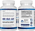 5HTP 200mg Plus Calcium for Mood Sleep Supports Calm and Relaxed Mood 99 High Purity 120 Capsules Arazo Nutrition