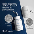 Nano Calcium Supplement With Vitamin D & Msm - Made With Advanced Nanotechnology For Higher Absorption - 120 Absorbable Calcium Pills, Bone Density Supplements Women & Men - Made In Usa