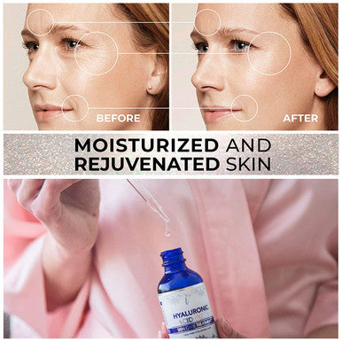 InstaSkincare Healthy Skin Bundle Hyaluronic Acid Serum for Face 2Oz Vitamin C Serum 2Oz Collagen Peptides Powder for Women 1Lb