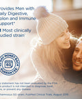 ReLife Adult Probiotic Ultimate Flora Mens Care Probiotic Supplement Gluten Dairy Soy 90 Billion CFU 30 Vegetarian Capsules