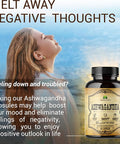 Herbalicious Ashwagandha Supplement - Natural Withania Somnifera Root Capsules - Natural Stress Relief Mood Booster Sleep Aid & Calming Support 100 Count