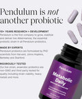 Pendulum Metabolic Daily Multi Strain Probiotic with Akkermansia muciniphila to Support Metabolism and Sustain Energy Levels for Women and Men 30 Capsules 1 Pack