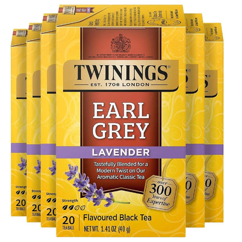 Twinings Lemon & Ginger, Caffeine-Free Herbal Tea Bags, 100 CT Box (1 Pack) | Spicy & Tangy, Ginger, Lemon Peel, Lemongrass, Blackberry Leaves, Soothe Digestion, 100 Foil Lined Individually Wrapped Bags