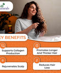 Aitnaturals Hair Vitamin 60 Gummies (Strawberry) with Vitamin C Biotin & Folic Acid Supports Healthy Hair Nail & Skin Protects Hair Follicles & Reduces Breakage | Multivitamins for Hair Growth