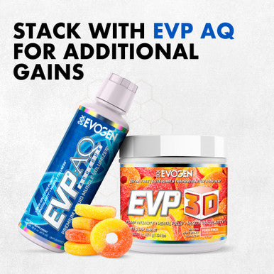 Evogen EVP-3D | Extreme Pre-Workout Pump Ignitor Arginine Nitrate Citrulline Beta-Alanine Lions Mane | Peach Rings | 40 Servings