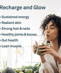 Organika Enhanced Collagen Vitality With Organic Matcha Powder- Sustained Energy And Antioxidant Collagen- 250G