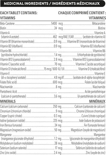 NESTLe Materna Prenatal Multivitamin Supplement Folic Acid 100 Tablets
