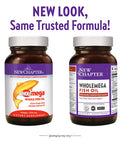 New Chapter Wholemega Whole Fish Oil 120 Softgels