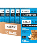 RXBAR High Protein Bars, Gluten Free, Protein Snacks, Vanilla Peanut Butter, 25.3oz Box (12 Bars)