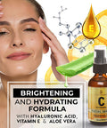 InstaSkincare Healthy Skin Bundle Hyaluronic Acid Serum for Face 2Oz Vitamin C Serum 2Oz Collagen Peptides Powder for Women 1Lb