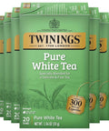 Twinings Lemon & Ginger, Caffeine-Free Herbal Tea Bags, 100 CT Box (1 Pack) | Spicy & Tangy, Ginger, Lemon Peel, Lemongrass, Blackberry Leaves, Soothe Digestion, 100 Foil Lined Individually Wrapped Bags