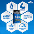 ANS Performance N-Mass Muscle Mass Gainer - Protein Powder - Muscle Mass Maximizer s 15lb, (Peanut Butter Fudge)