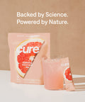 Cure Hydrating Electrolyte Mix | Electrolyte Powder for Dehydration Relief | Made with Coconut Water | No Added Sugar | Vegan | Paleo Friendly | Grapefruit + Berry Pomegranate Bundle | 28 Packets