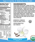 Orgain Organic Plant Based Protein & Greens Powder, Vanilla Bean - 1.94 Pound & Organic Plant Based Protein + Superfoods Powder, Vanilla Bean - Vegan, Non Dairy, Lactose Free, No Sugar Added, 2.02 lb