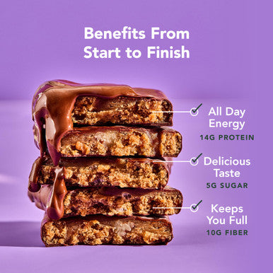 ALOHA Organic Plant Based Protein Bars | Chocolate Caramel Pecan | 12 Count 1.98oz Bars | Vegan Low Sugar Gluten Free Paleo Friendly Low Carb Non-GMO Stevia Free Soy Free No Sugar Alcohol Sweeteners