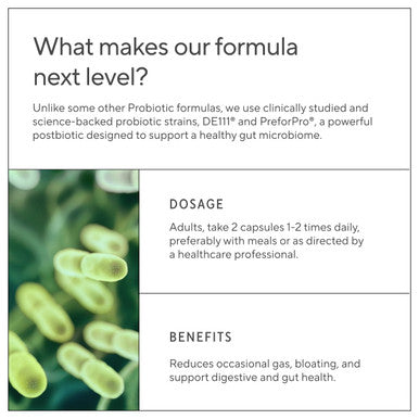 Sunergetic Premium 4-in-1 Probiotic Prebiotic, Postbiotic & Digestive Enzymes for Men & Women Supports Gut, Digestion & Immunity Complete Gut Health with Pre, Post, Probiotics & Digestive Enzymes 60 Capsules