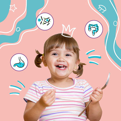 Probiotics for Kids VegaveroÃƒâ€šÃ‚Â® | 100% Organic Quality | 75 g Powder | No Artificial Additives | for Children 3+ Years | 5 Strains with 4 Billion CFU + Prebiotic Inulin | Spoon Included