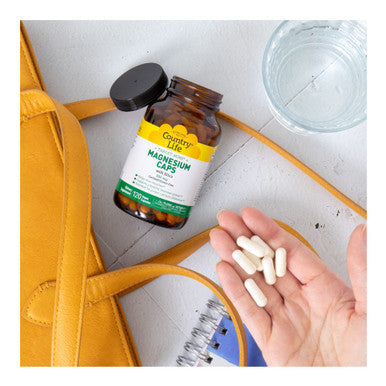 Country Life Target-Mins Magnesium With Silica 300 Mg 120 Vegetarian Capsules