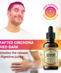 Herbalicious Quinine Liquid Extract 2oz - Cinchona Officinalis Bark Herbal Supplement for Leg Cramping Relief Cramp Defense and Overall Digestive Health - All-Natural Quinine Boosting Immune System
