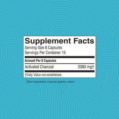Nature'S Sunshine Activated Charcoal 120 Capsules