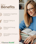 Mushroom 10x Complex with Lions Mane Extract Turkey Tail Cordyceps Reishi Shiitake Chaga & Maitake for Cognitive Support Vegan Mushroom Supplement Blend for Natural Energy & Focus 60 Capsules