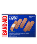 Band-Aid Brand Tough Strips Adhesive Bandages For Wound Care, Durable Protection For Minor Cuts And Scrapes, All One Size, 60 Ct