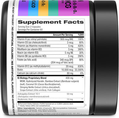Biotin Supplement For Hair Growth - Biotin Vitamins & Keratin For Hair Loss & Thinning Hair - Hair Skin And Nails Vitamins For Women & Men - Healthy Hair Regrowth, Skin Glow & Nail Repair - 120 Pcs