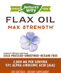 Nature's Way Flax Oil 1300mg, 200 Softgels