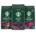Starbucks Ground Coffee, Dark Roast Hot or Iced Coffee, Variety Pack, Three 12 oz BagsÃƒÂ¢Ã¢â€šÂ¬Ã¢â‚¬Â¹