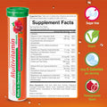 T&D German Multivitamin + Mineralien Drink Effervescent Tablets 140 Servings Pomegranate Flavour 10 Vitamins + 2 Minerals Made In Germany