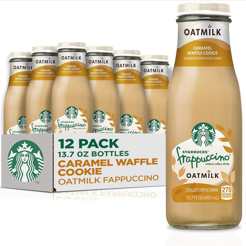 Starbucks Frappuccino Coffee Drink, Caramel, 13.7 fl oz Bottles (12 Pack)