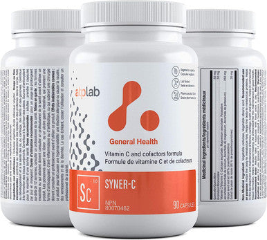 ATP LAB | Syner-C 90 caps | Syner-C, the ultra-potent chelated vitamin C formula combined with quercetin for optimal immunity.