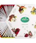 Acorus Summer Taste Tea Set | Perfect for Making Iced Tea | Natural Assorted Tea Hamper Box Set | Large Selection Box 60 Tea Bags | Tea Sets | 6 Fruit and Berry Tea Flavour Sampler