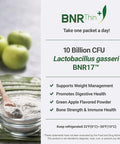 Acebiome BNRThin Plus Weight Management Probiotic Powder 10 Billion CFU d Lactobacillus Gasseri BNR17 Prebiotic and Probiotic for Digestive Health 30Packets x 3packs