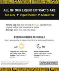 Life Cykel Chaga Mushroom Extract with Australian Wild Harvested Kakadu Plum, 2 oz