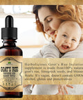 Herbalicious Goat's Rue Liquid Extract 4 fl oz - Natural Herbal Tincture with Goat's Rue Fenugreek Seeds Blessed Thistle - Alcohol Non-GMO Lactation Supplement for Increased Breast Milk