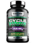 Iron Labs Nutrition : Cycle Support Plus Nac (N-Acetyl-L-Cysteine) - On Cycle Support Supplements For Men - With N Acetyl L Cysteine, Milk Thistle, Hawthorne Berry And More (120 Capsules)