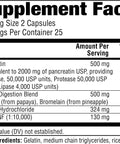 Twinlab Super Enzyme Caps - Constipation Supplement With Digestive Enzymes - 50 Capsules