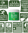 Peak Performance All 5 Multi-Collagen Protein Powder Peptides Multi-Collagen Contains All Types I, Ii, Iii,V, X. Keto, Paleo