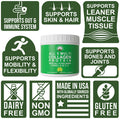Peak Performance All 5 Multi-Collagen Protein Powder Peptides Multi-Collagen Contains All Types I, Ii, Iii,V, X. Keto, Paleo