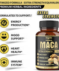 7In1 Premium Maca Root Capsules - With Ashwagandha, Ginseng, Tribulus, Shilajit, Shatavari & Black Pepper - Natural Energy, Performance & Mood Support - 150 Counts For 5 Months