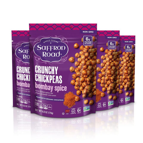 SAFFRON ROAD Organic Sea Salt Chickpeas 5.4 Ounce