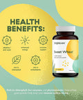 Brightcore Nutrition Sweet and Immune Boost 180 Wheatgrass Juice Powder Capsules